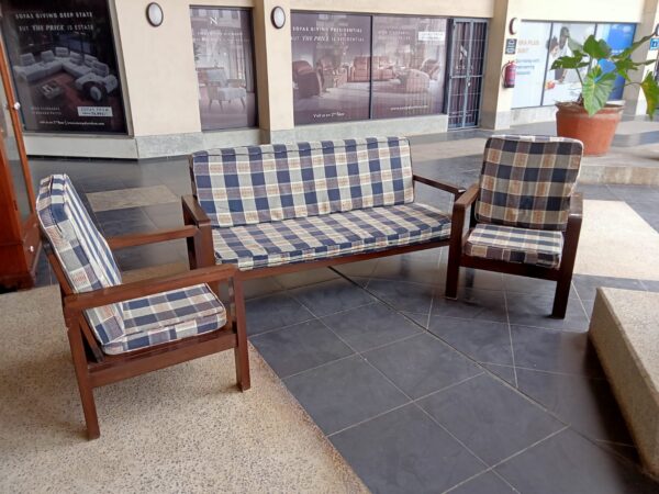 3-Piece Solid Wood Sofa Set